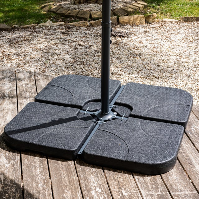 Pack de 4 baldosas cuadradas para base de sombrilla QUIEBRON