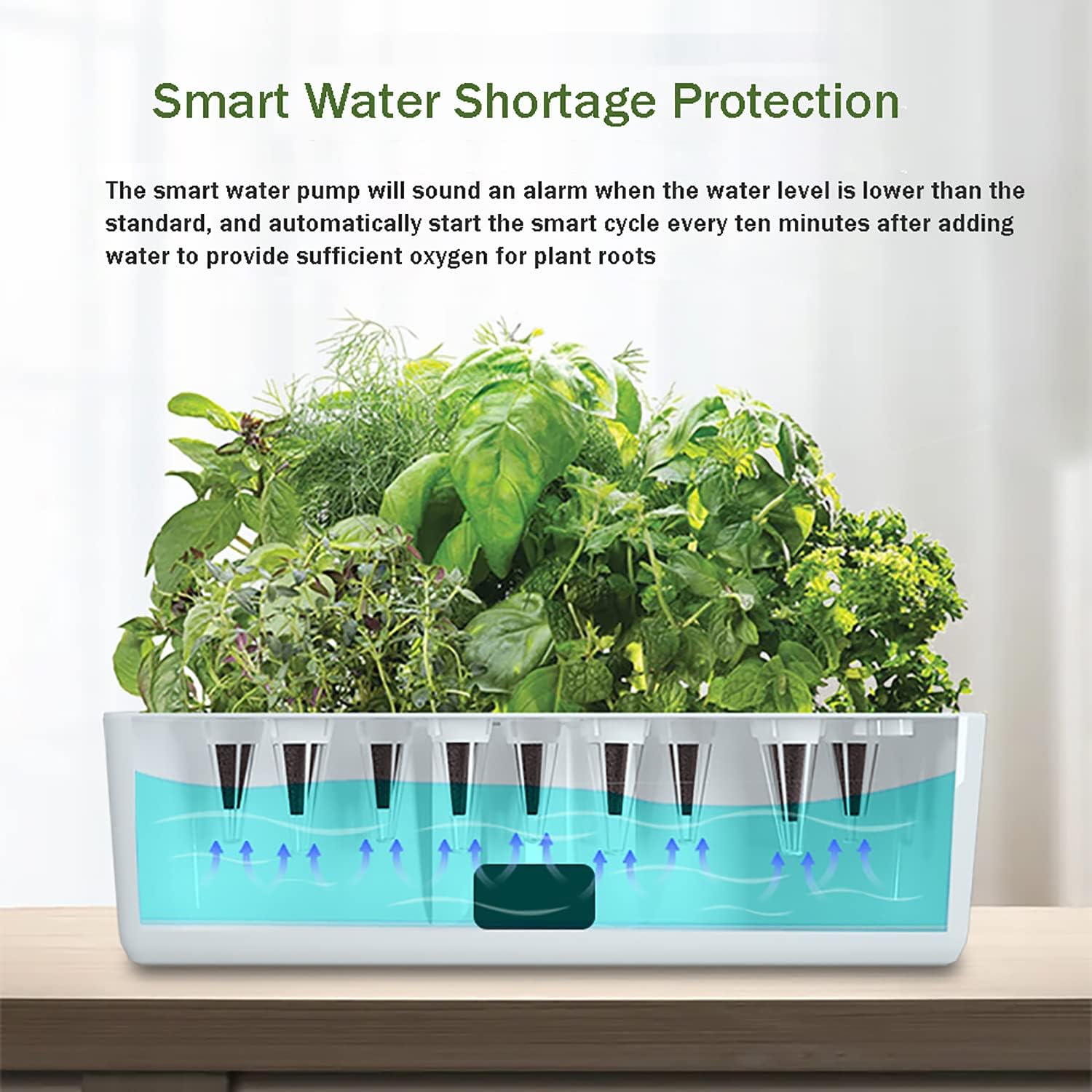 Système de culture hydroponique avec lampe de culture à LED, kit de jardin d'herbes aromatiques d'intérieur, boîte de jardinage avec pompe à eau - 2