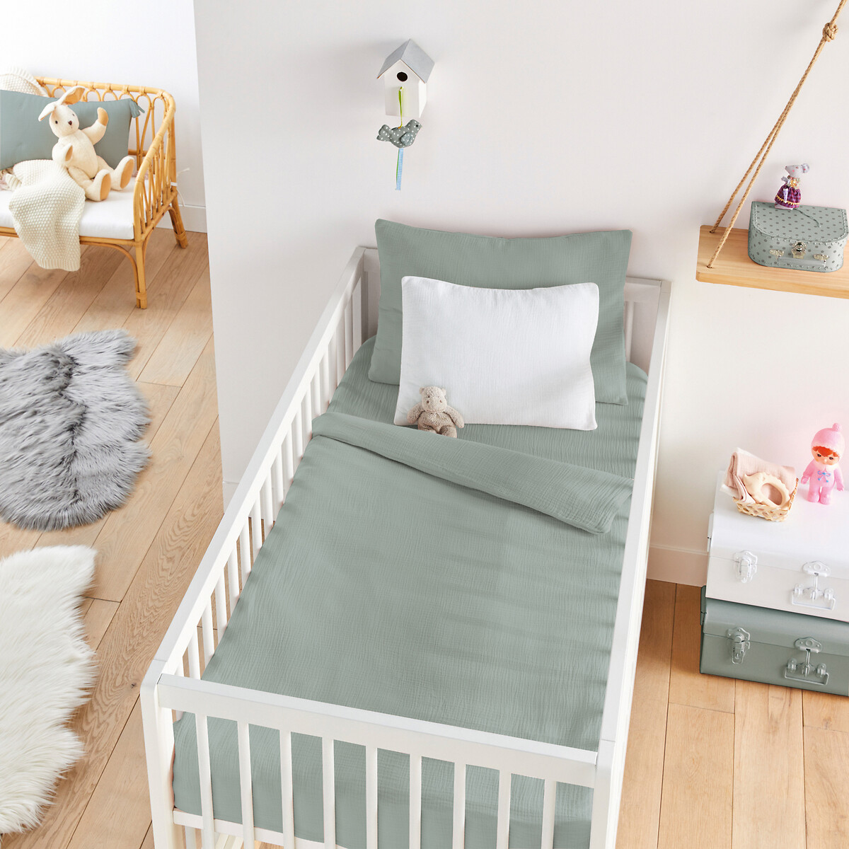 Kit Dessus De Couette Bébé Enfant 'Adorable Space' - 40 X 48 Pouces - Prédécoupé