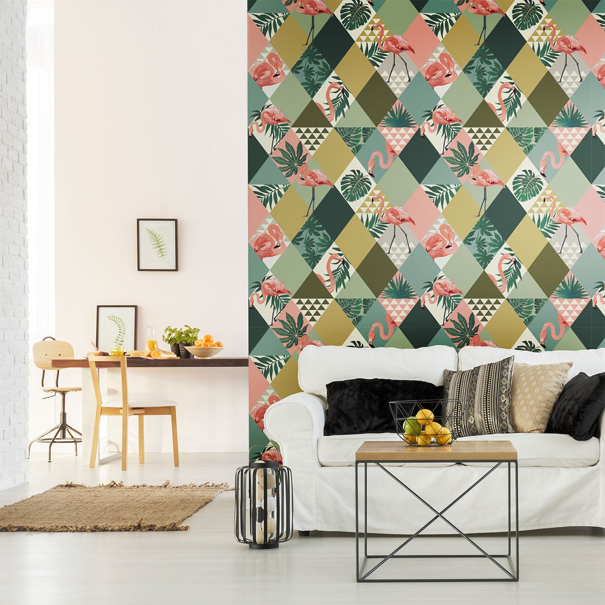 Adesivo carta da parati tropicale Bornéo - Sticker adesivo - adesivi murali - 40x40cm - 3