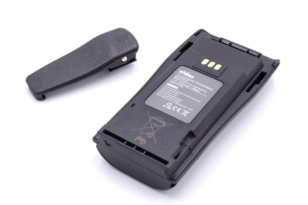 Vhbw 1x Batteria Compatibile Con Wouxun KG-699, KG-699E, KG-801, KG-703, KG-703E Radio (1700mAh, 7,4V, Li-Ion) Clip