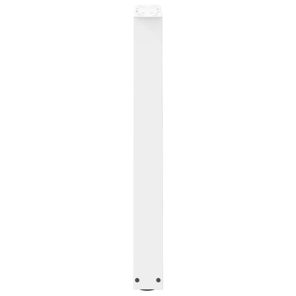 Pernas de mesa de centro em forma de V 2 unidades de aço branco - COMFORTXL - 6