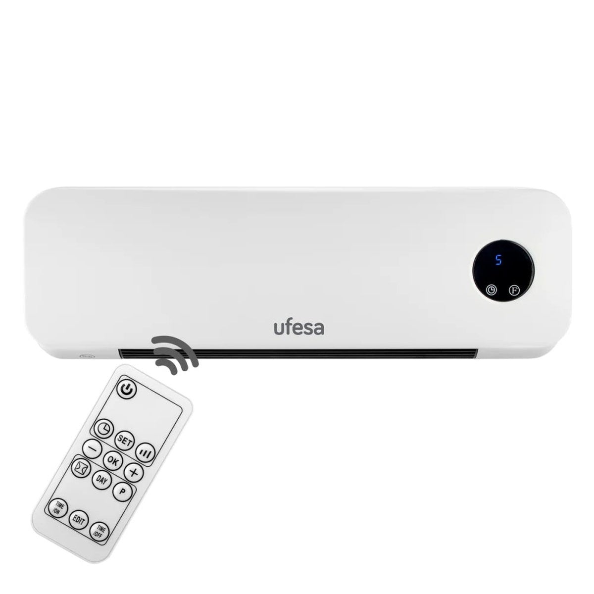 Ufesa CC2000P Calefactor Split con Mando a Distancia 2000W Blanco - Imagen 2