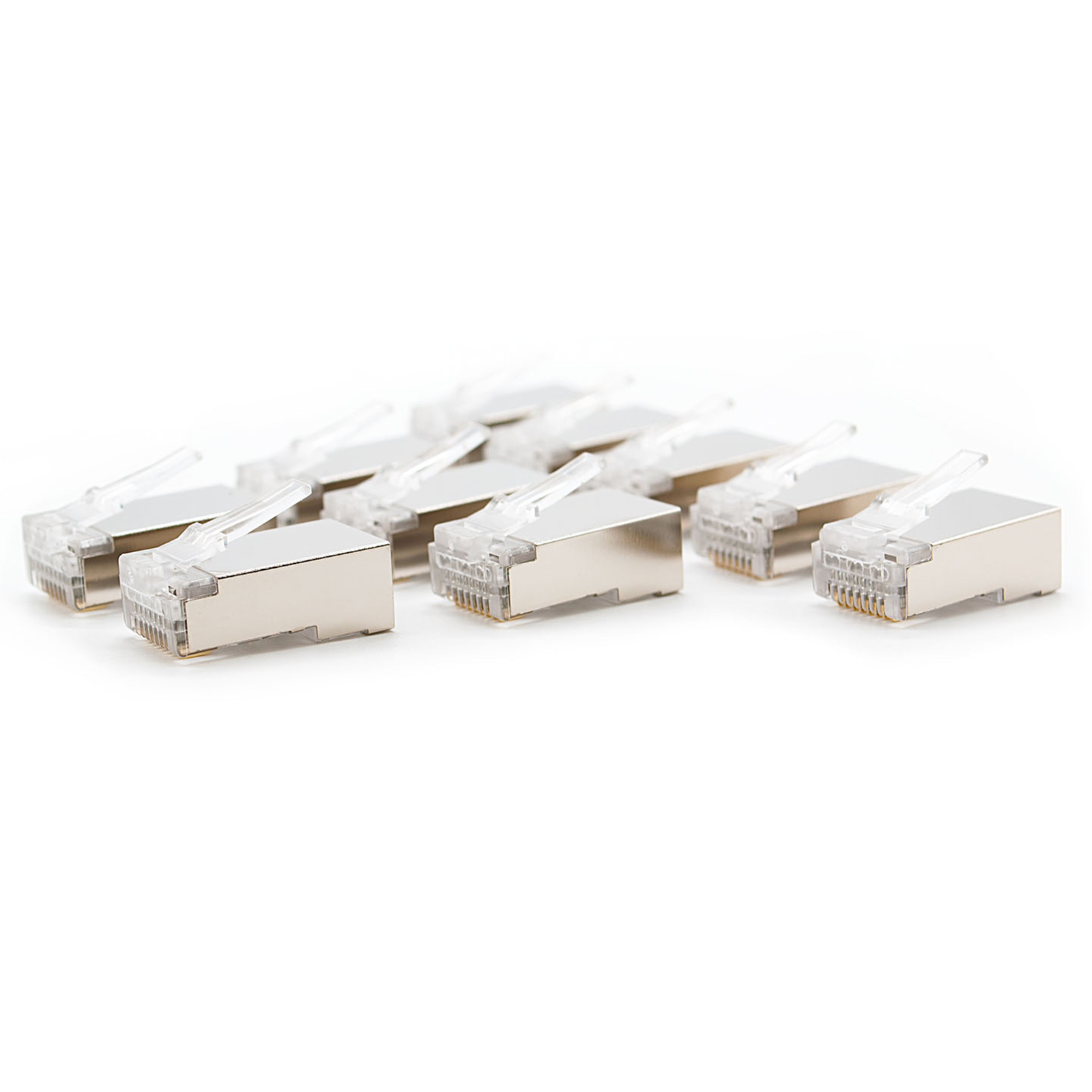 RiteAV Piastra A Muro Ethernet Cat5e RJ45 - Keystone Senza Attrezzi, Confezione Da 2, Colore Avorio