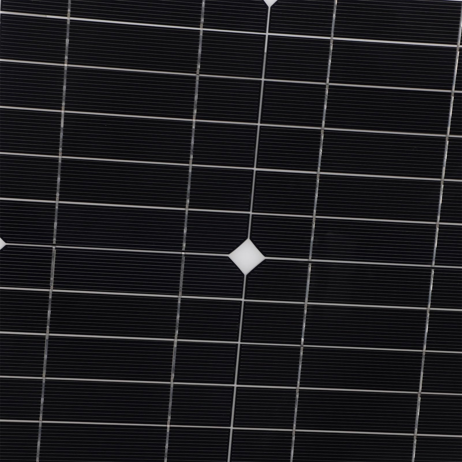 Pannello solare portatile 18V 20W Pannello solare monocristallino semi-flessibile impermeabile per veicoli RV Yacht - 3