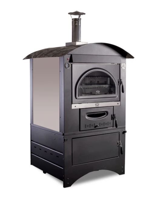 Piec opalany drewnem Clementi mod. SUPER MASTER 70 x 80 do użytku zewnętrznego