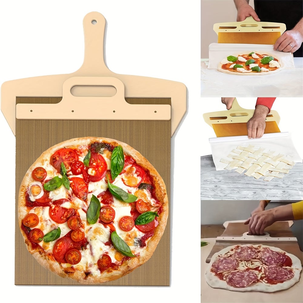 Sliding Pizza Peel - Pala Pizza Scorrevole,the Pizza Peel That Transfers Pizza Perfectly Non - 2