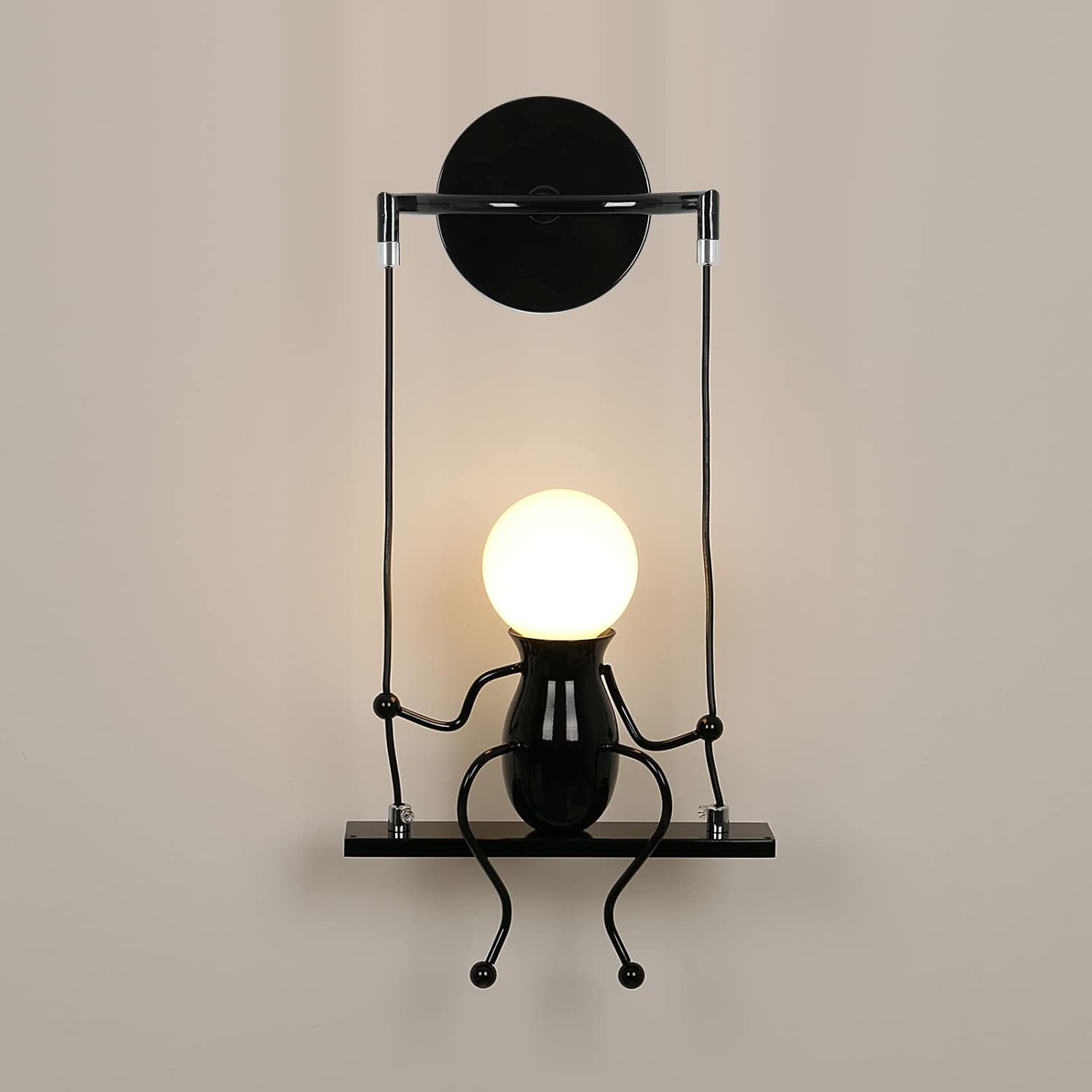 Suspension intérieur Métal Or Rose Ampoule E27