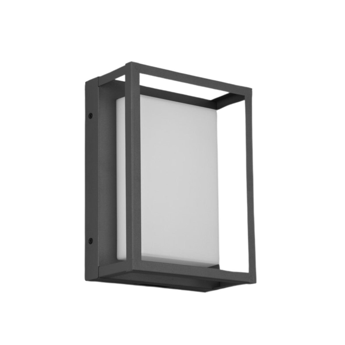 Kinkiet zewnętrzny WITHAM LED 10W Odcienie bieli 1100lm antracyt wym:24x18x10cm IP54 Trio