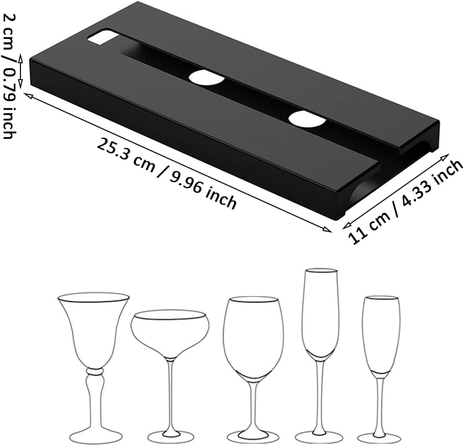 Iriisy Supporto per calici di vino colorato, per casa e cucina