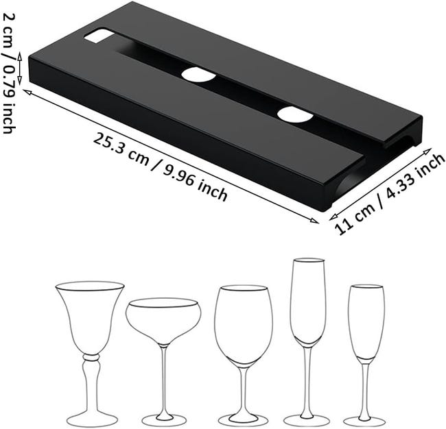 Iriisy Supporto per calici di vino colorato, per casa e cucina Iriisy Supporto per calici di vino colorato, per casa e cucina