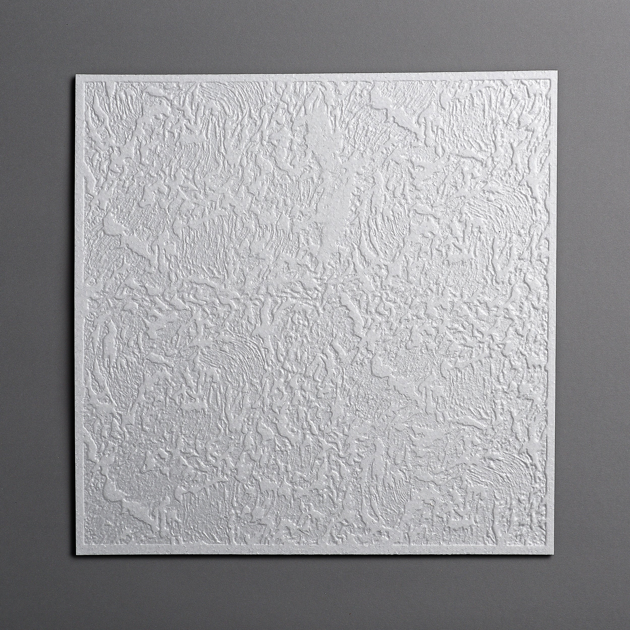 DECOSA Dalle de plafond Luxemburg polystyrène blanc effet crépi — free download