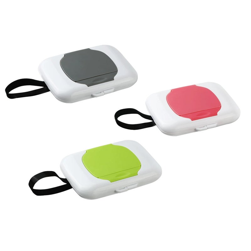 Wiszący uchwyt na chusteczki podróżne, akumulatorowy, przenośny, odpowiedni do użytku wewnątrz i na zewnątrz (opakowanie 3 szt.)