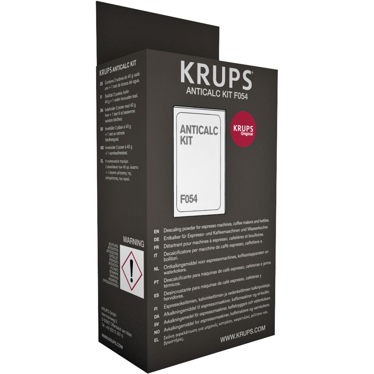 Détartrant poudre par 2 F054 F054001B pour Cafetière - Expresso broyeur