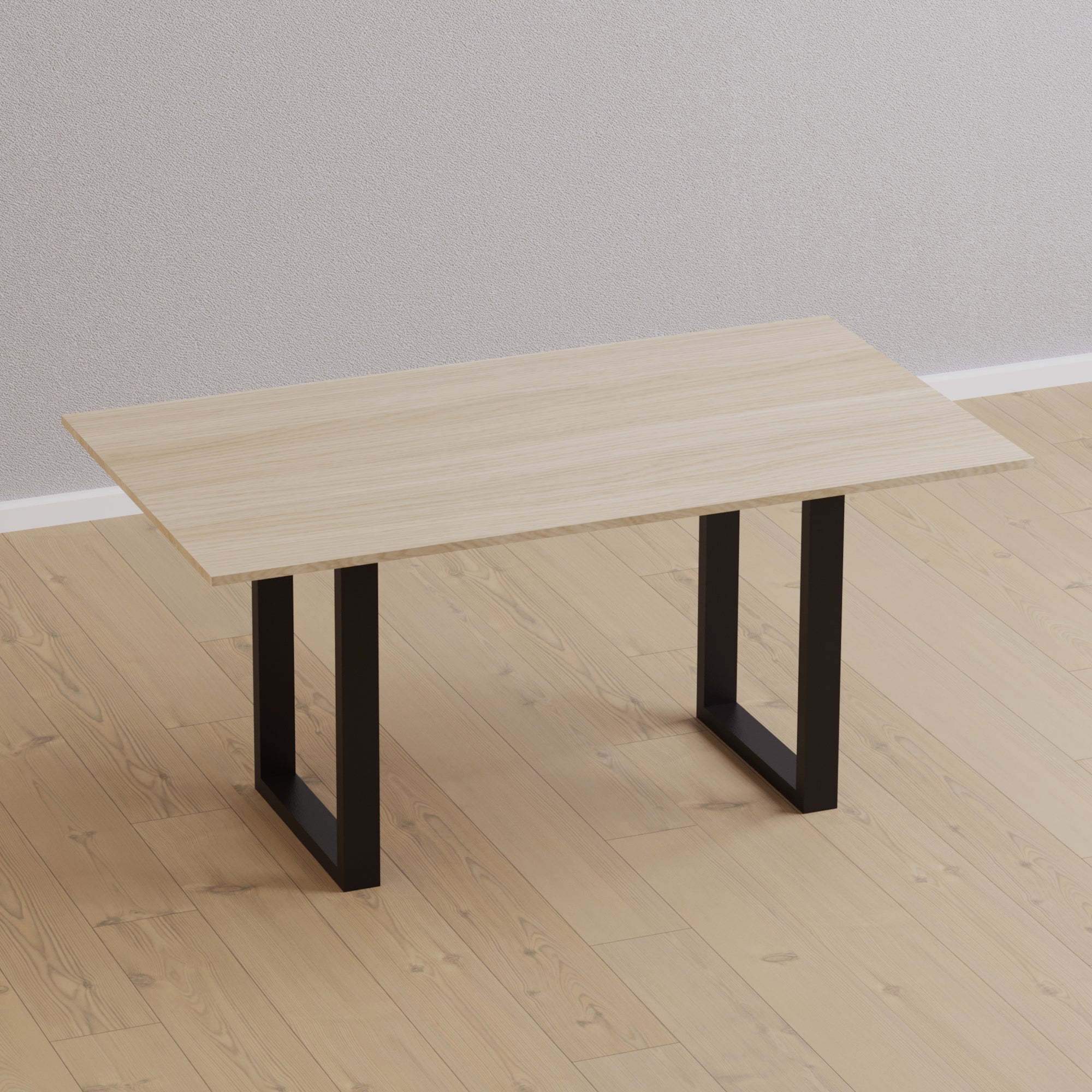Set de 2 pieds de table Holsted rectangulaires en acier 40 x 28 cm [en.casa] - 2