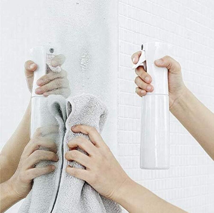 Vaporisateur rechargeable visage - 2 unités brumisateur à eau, spray pour coiffure, nettoyage et soin des cheveux, 300ml, pratique et portable - 6