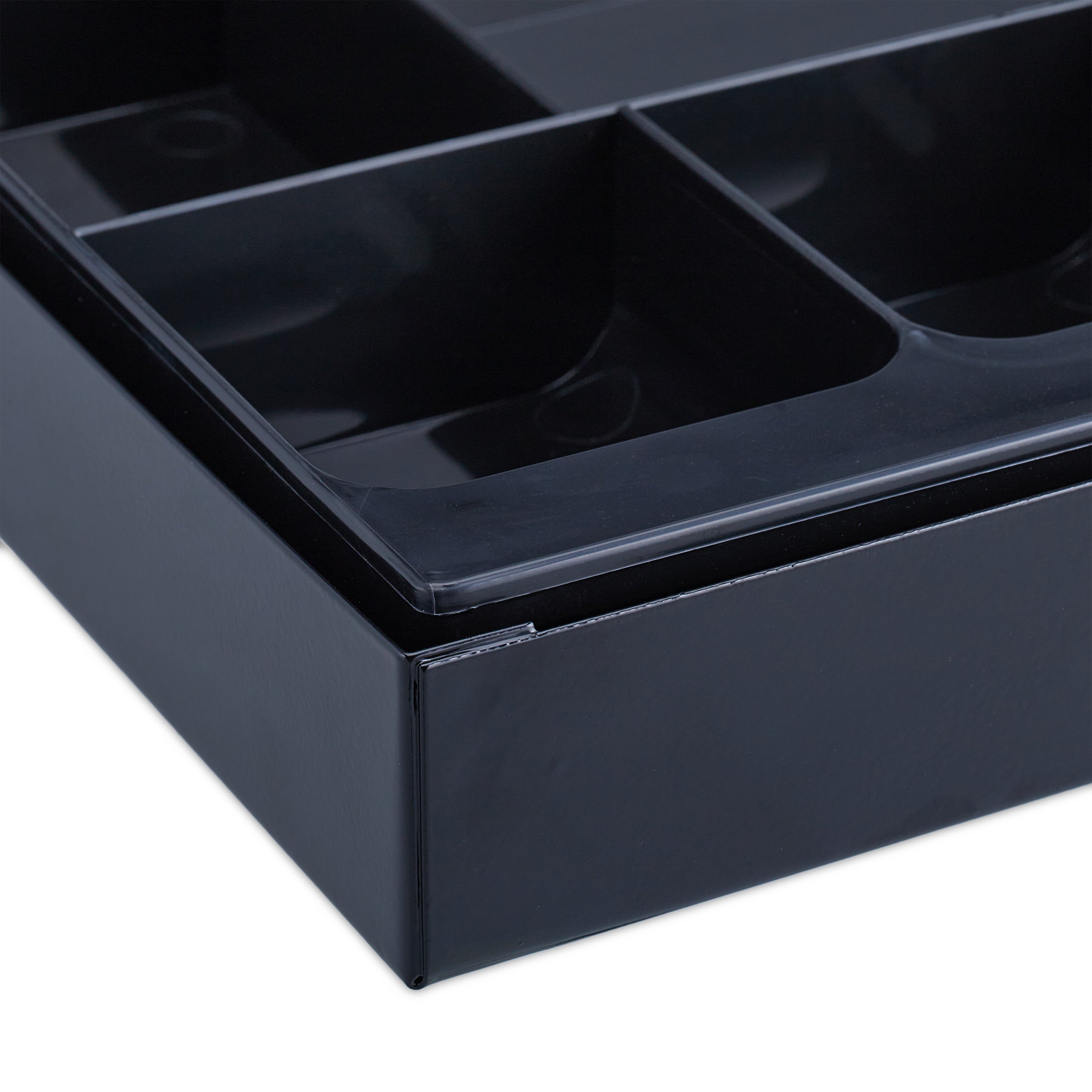 Relaxdays Cassetta Portavalori, Salvadanaio per Monete e Banconete, 2 Chiavi, Acciaio e Plastica, 4,5x30x20,5 cm, Nero - 8