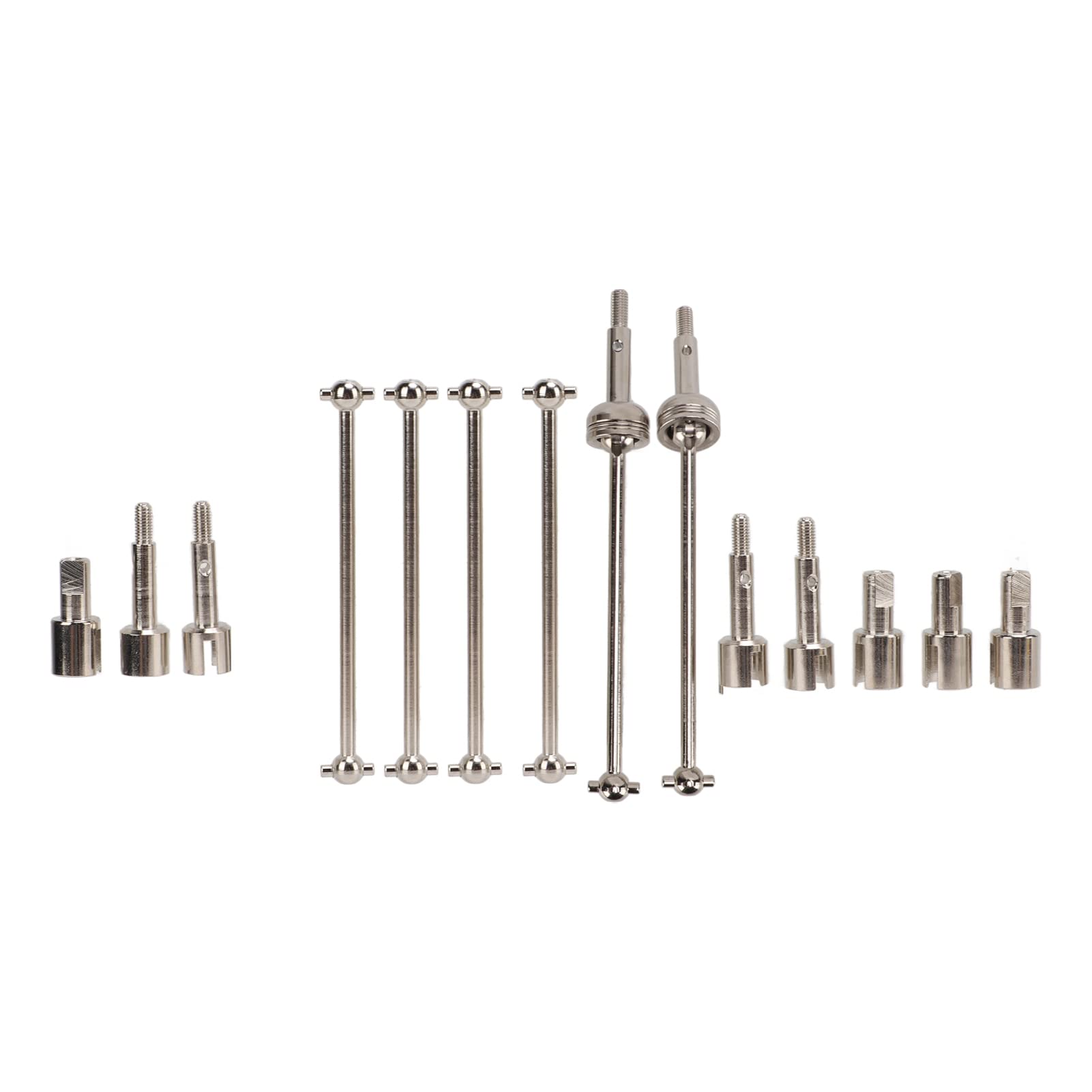 Kit Albero Di Trasmissione CVD In Acciaio Per Auto RC WLtoys 144001 | Set Giunti Dogbone E Coppelle Ricambio Aggiornato