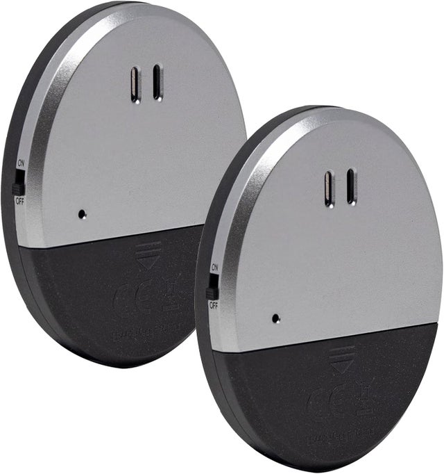 2pcs Alarme de Porte et Fenêtre 130 DB avec Capteur de Vibration Détecteurs d'Alarme Sirène d'Alarme Anti-effraction Système de Sécurité Domestique Au