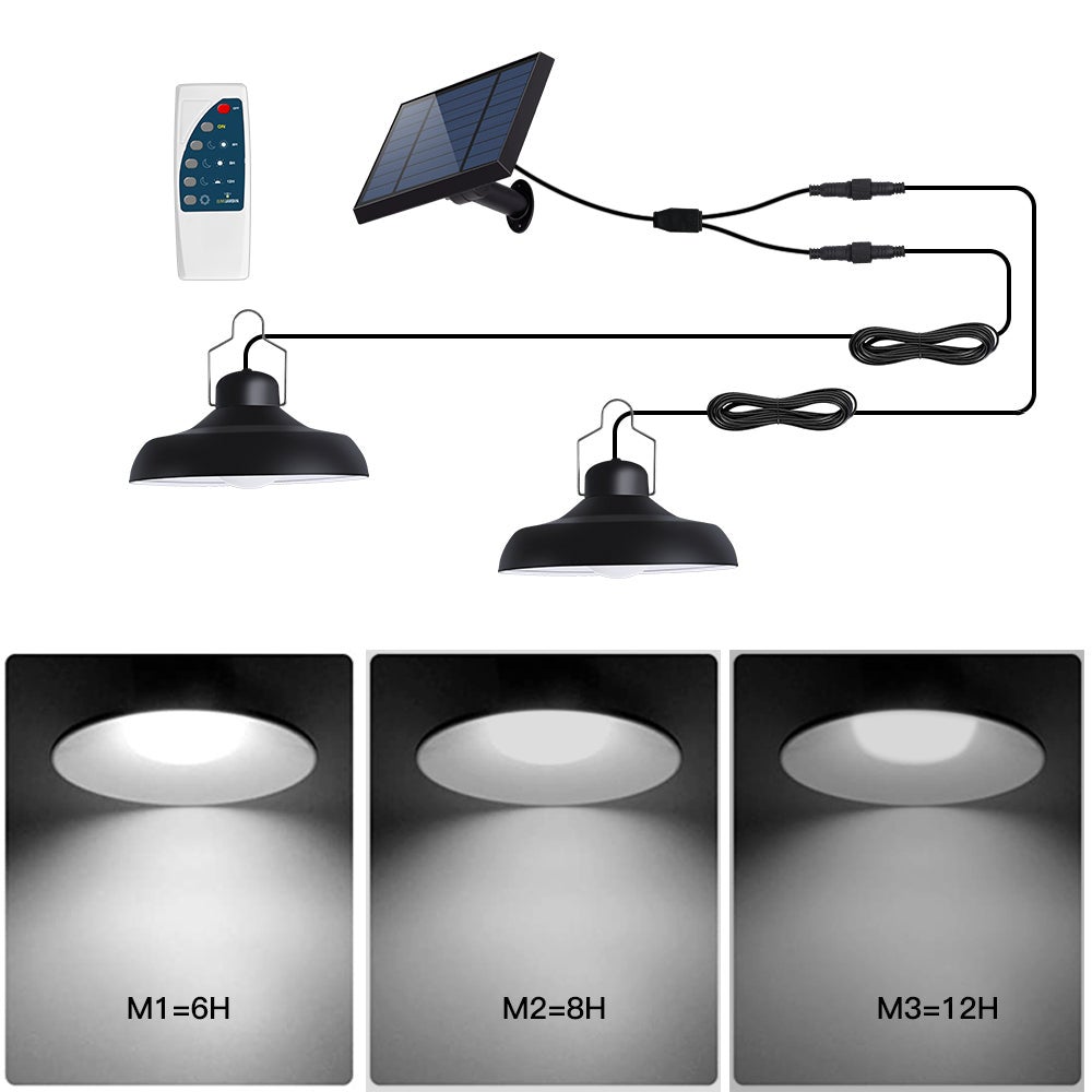 Sospensioni solari doppie D18cm WAREN - 5