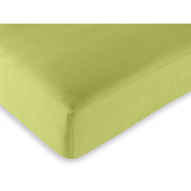 2 Draps housse Anis 90 x 190 cm