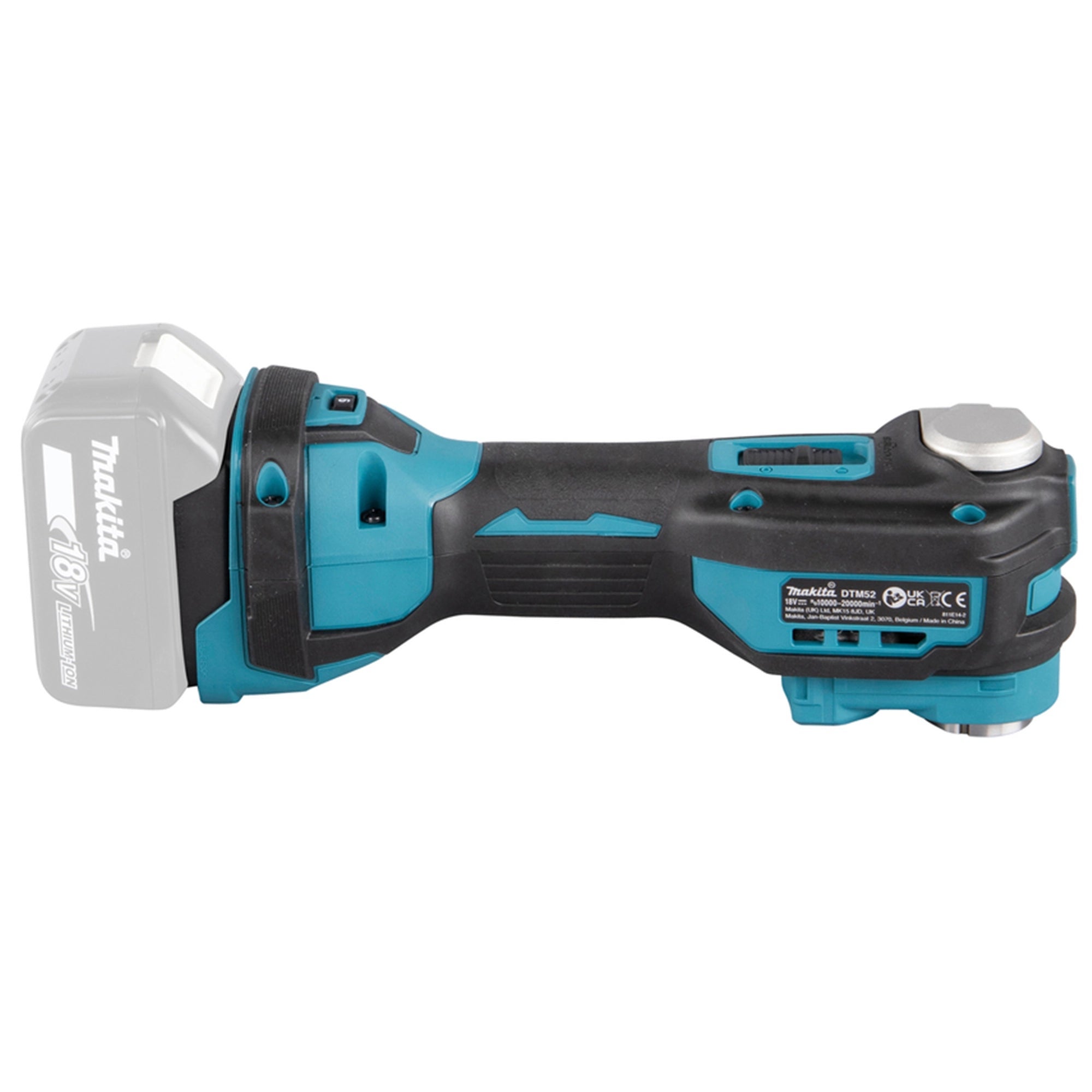 MAKITA DTM52Z LXT 18V LI -ION Batterie Multitool Corps - Carbon sans balais - 6
