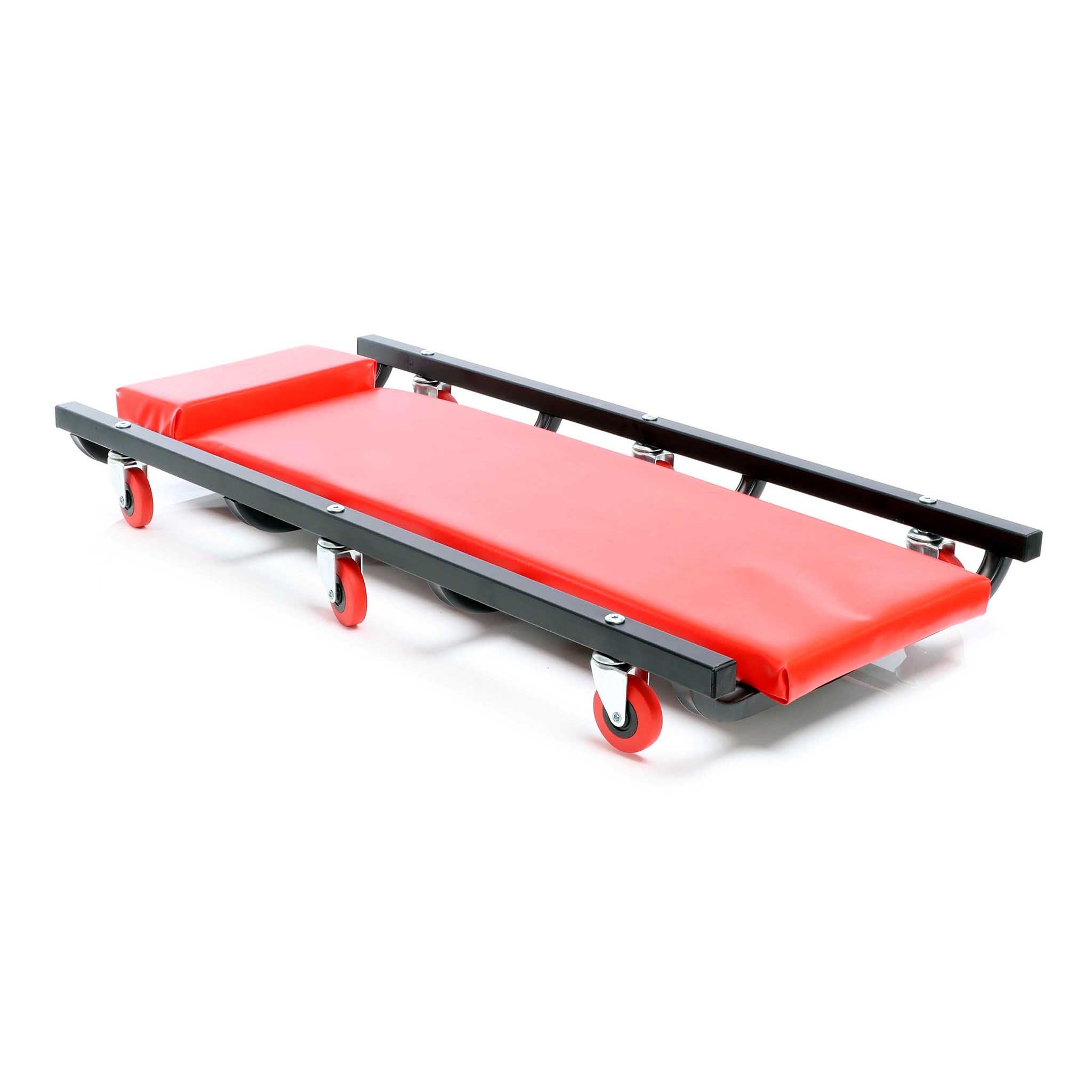 XPOtool Chariot Mécanicien Genouillère 350kg - Siège Atelier Ergonomique Avec Roulettes Et Rangement Outils