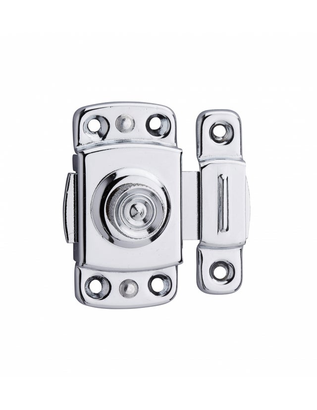 THIRARD - Verrou pour porte d'ameublement, 30mm, laiton chromé - THIRARD