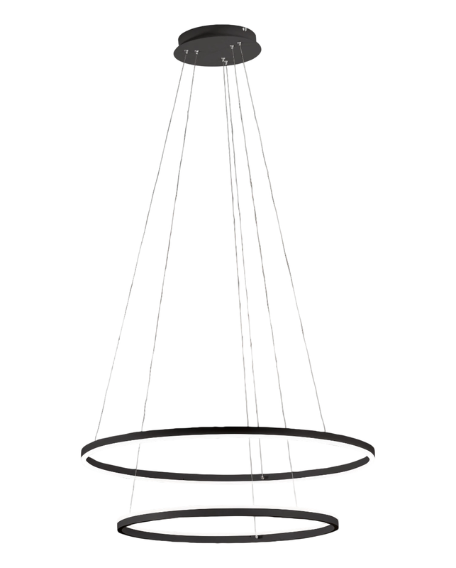 Lampa wisząca LED GIOTTO 65W czarna 3508-48-101 Fabas Luce