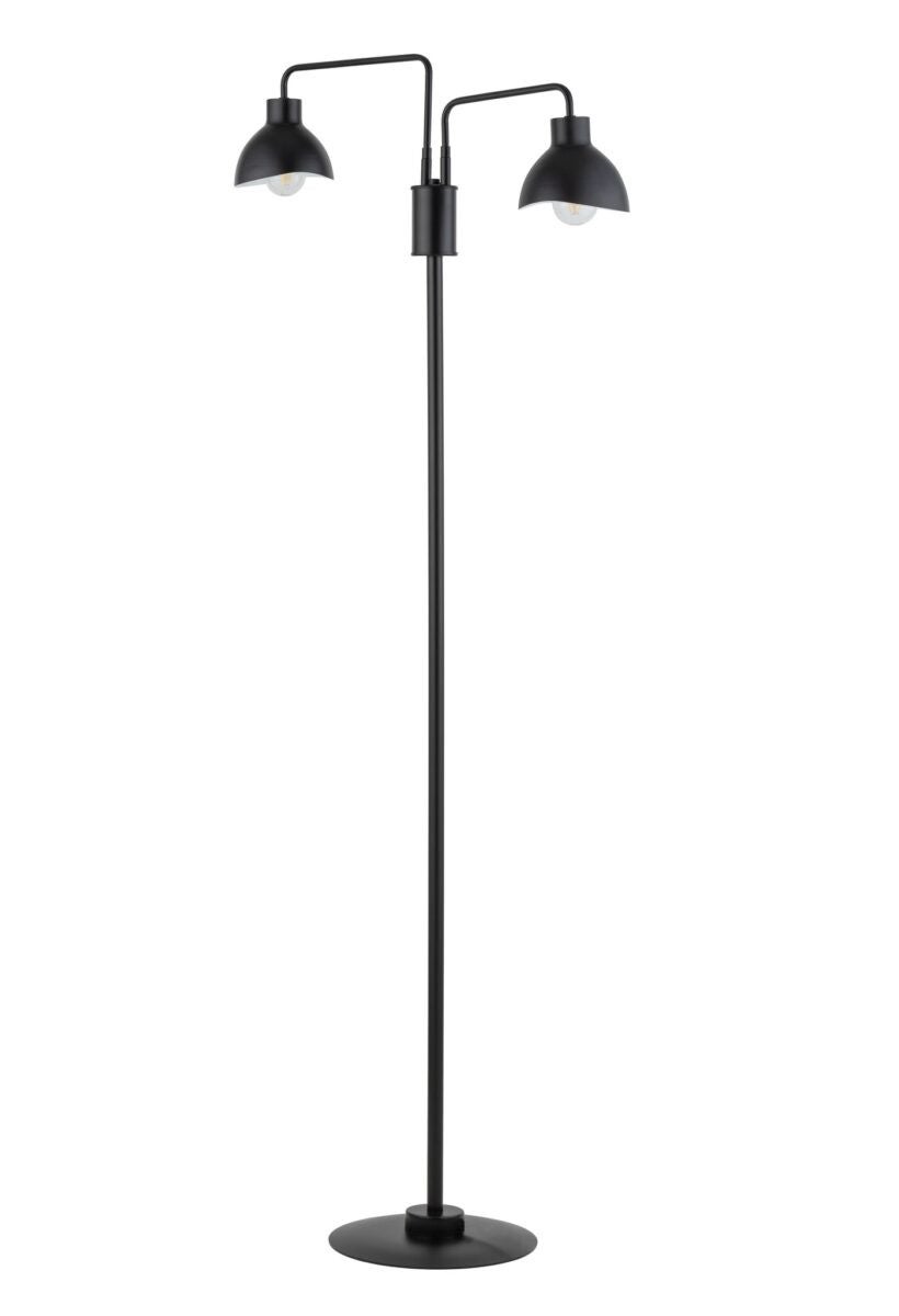 Lampa podłogowa stojąca Holi czarno-biała 2xE27x15W wym: 162 x 72 x 30 cm metal SIGMA