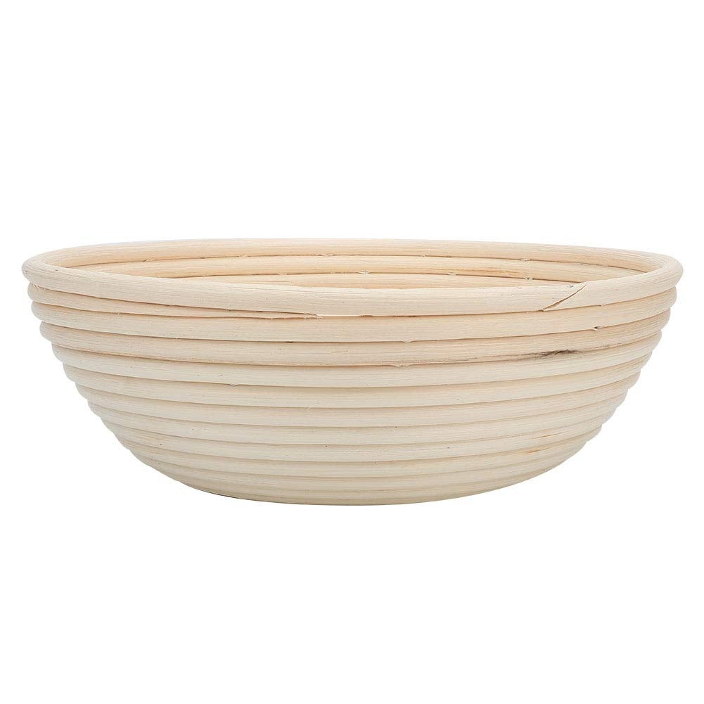 Juego de cestas redondas de ratán para fermentación de pan Banneton Brotform (22 x 8,5) - 7