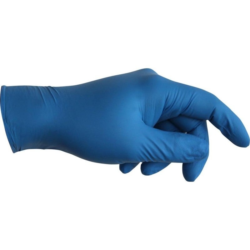 Medi-Inn Guanti Nitrile Blu Senza Lattice - Scatola 200 Pezzi, AQL 1.5, Uso Medico E Alimentare, Testurizzati - 2