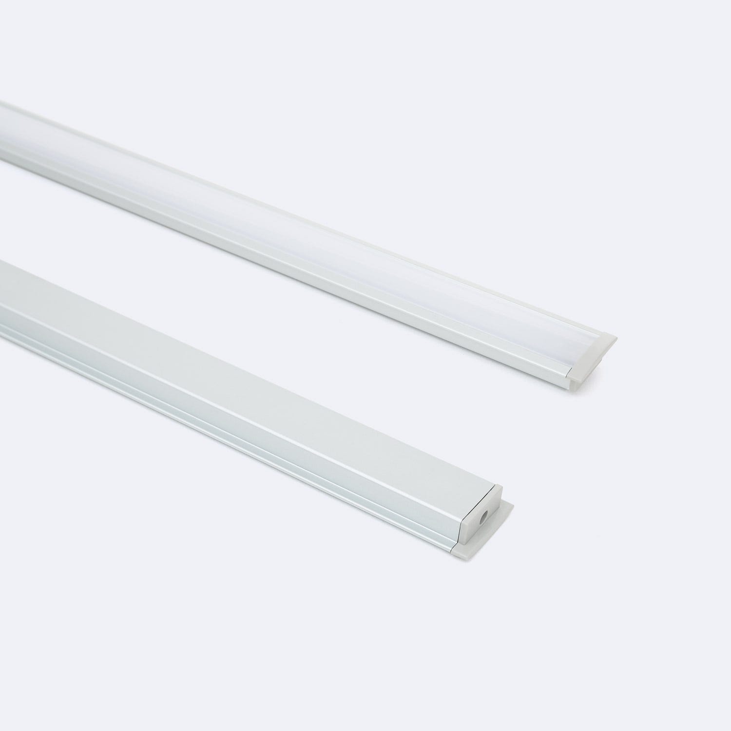 Profilé Aluminium Encastré pour Rubans LED jusqu'à 12 mm | Aluminium 2 ...
