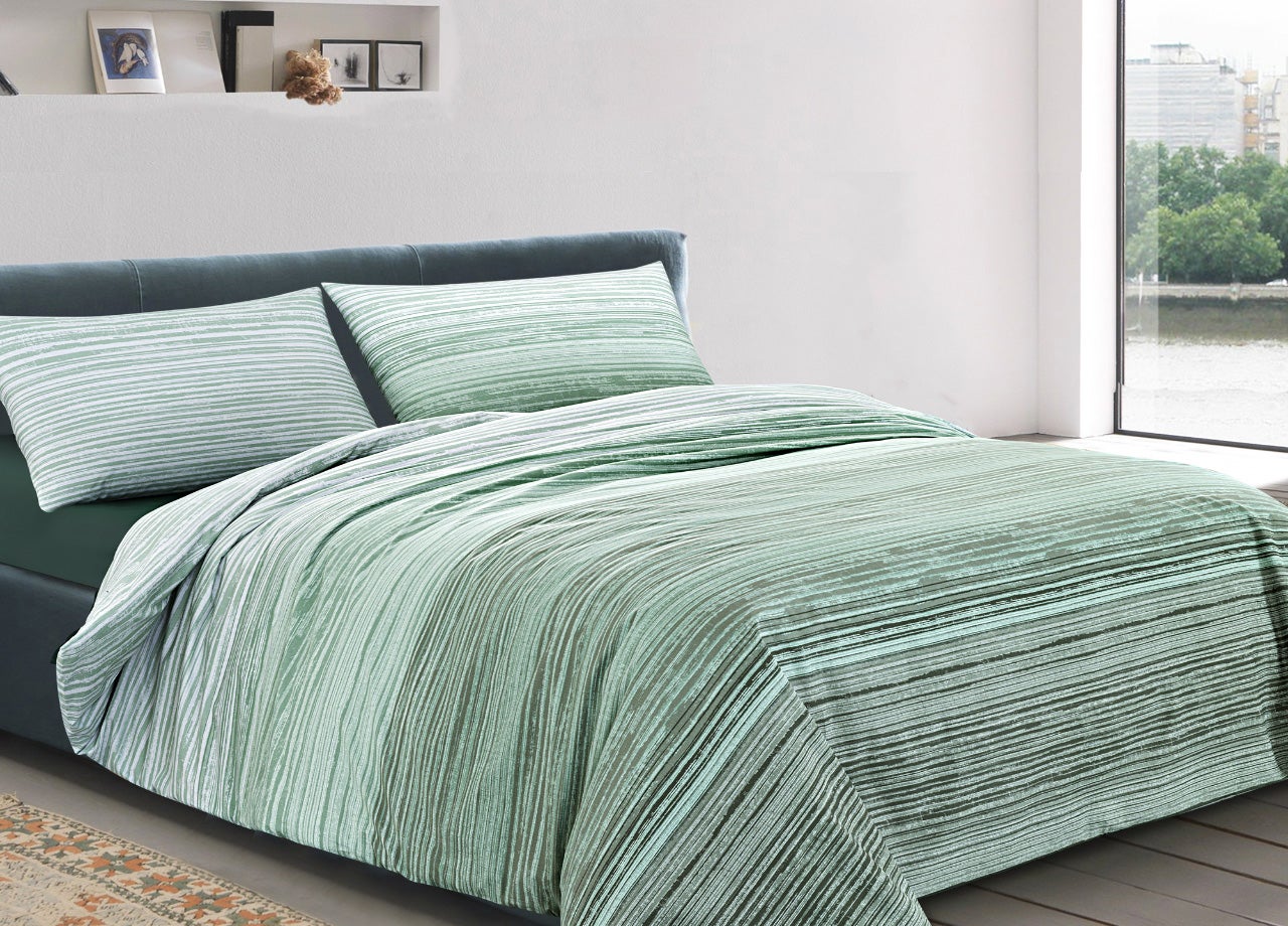 Copripiumino Sacco Piumone 100% Cotone Made In Italy Disegno Padel