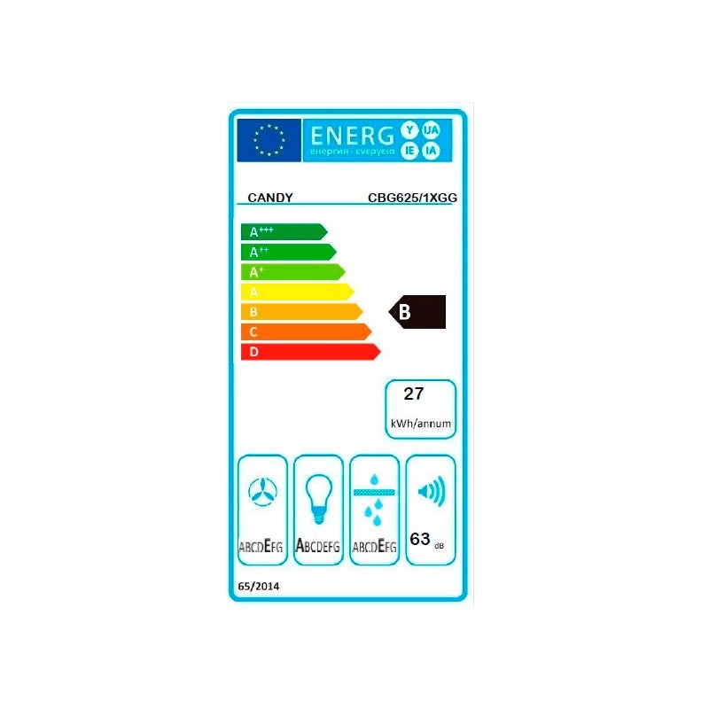 Hotte encastrable CANDY CBG625/1XGG - 2