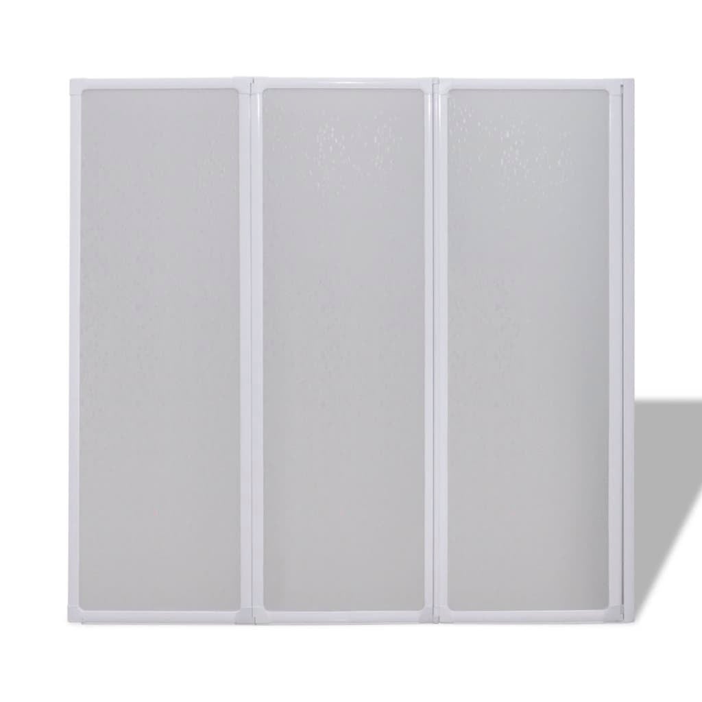 Pare baignoire à 3 volets rétractables 141 x 132 cm - 3