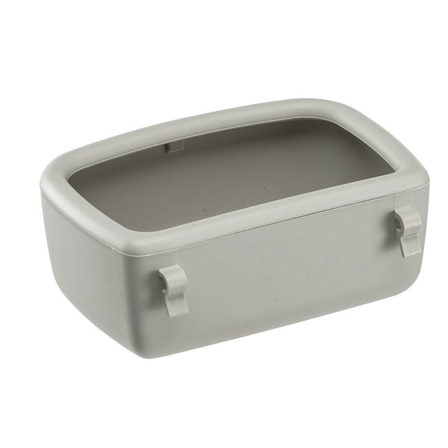 Ciotola Per Cani Ferplast Magnus 2 Litri | Plastica Riciclata Antiscivolo - Grigio - Foto 3