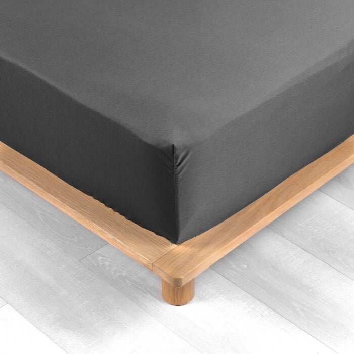 Drap Housse 140x190 Cm 100% Coton - 57 Fils/cm², Bonnet 30 Cm - Doux Et Respirant Pour Lit 2 Personnes - 9