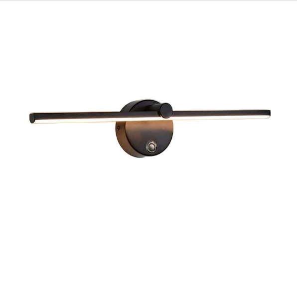 Lampy LED do lustra z regulacją jasności z włącznikiem,_rotacyjna lampa łazienkowa 300° LED 8W 4000K do lustra