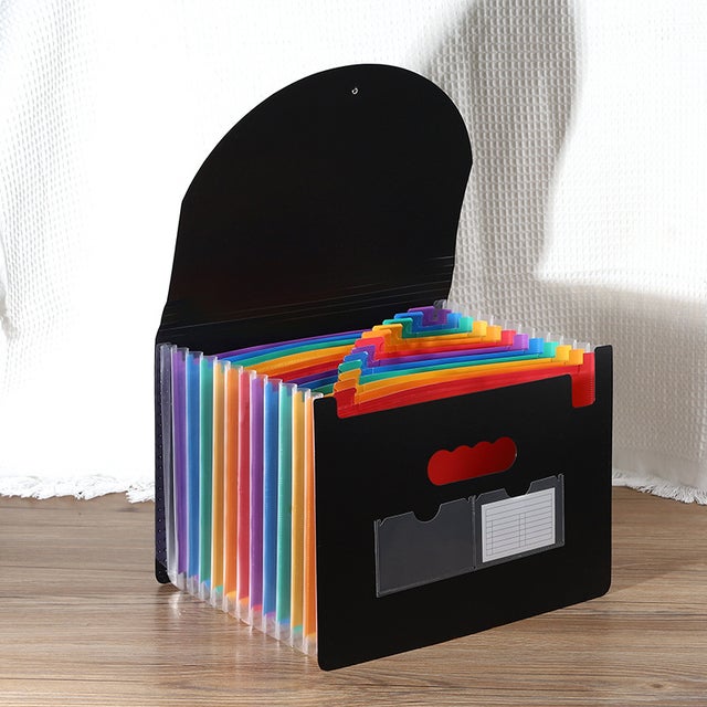Trieur A4 / Range Document / Rangement Papier 12 compartiments- ABClife Trieur Valisette Rangement documents Classeur a4 Organiseur Documents Trieur E