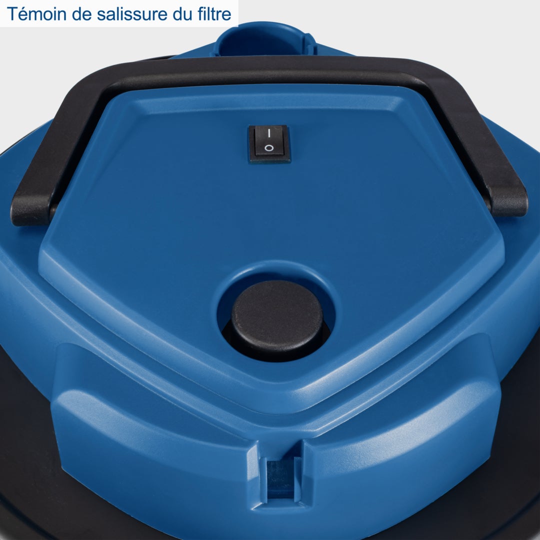 Scheppach Aspirateur à cendres AVC20 – 230 V – Moteur 1200 W – Cuve de 20L – Puissance d’aspiration 20 kPa – Fonction nettoyage du filtre - 4