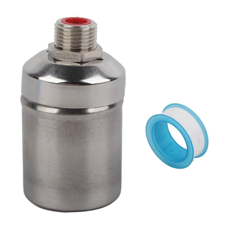 Zawór kulowy pływakowy 1/2 cala, automatyczna kontrola poziomu wody w zbiorniku, zawór kulowy pływakowy ze stali nierdzewnej