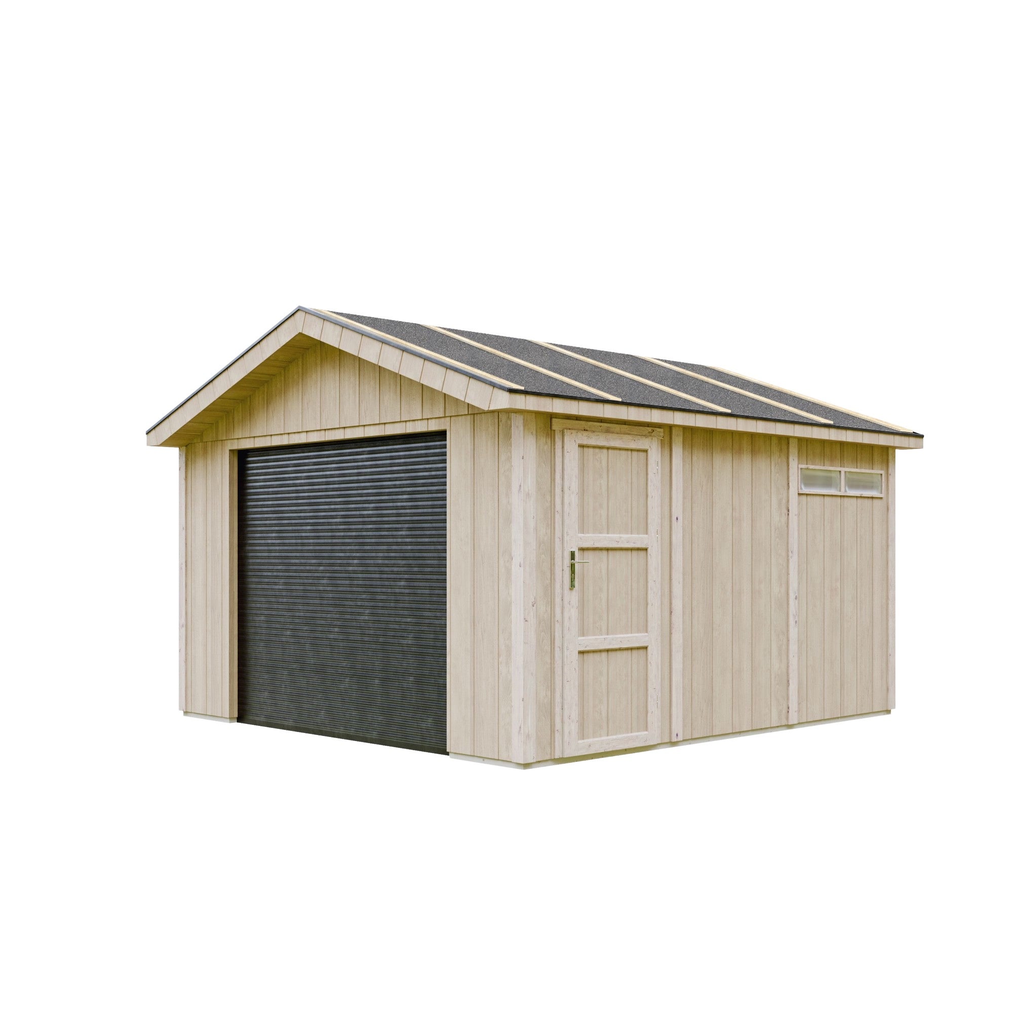 Garaż PREMIUM QUALITY 13 m² - Dł. 378x412 cm - Timbela M990B