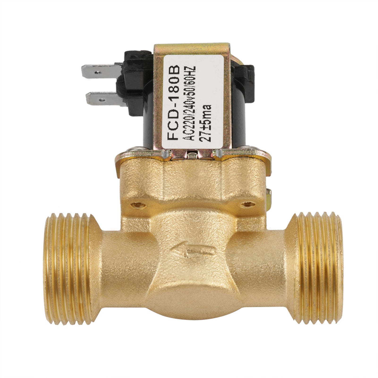 Zawór elektromagnetyczny ciśnieniowy normalnie zamknięty G3/4, 2-drożny wlot wody N/C, AC 220V FCD-180B