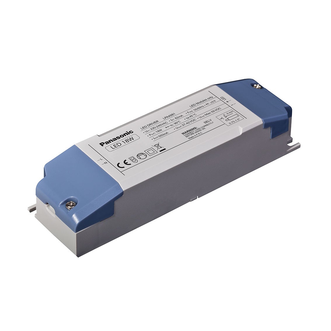 Panneau LED slim Panasonic blanc 18W 6500K Dim. 30x30cm - 3