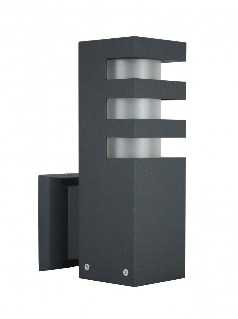 Kinkiet zewnętrzny RADO ciemnoszary 1xE27x18W wym: 25x8x14 cm IP54 SU-MA