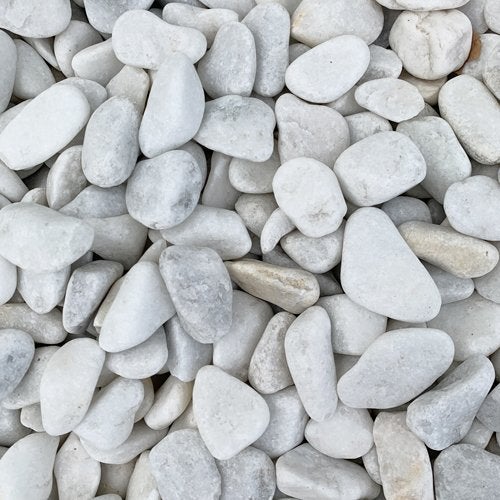 Sac +/- 20 kg - Gravier blanc roulé 8/12 - 3