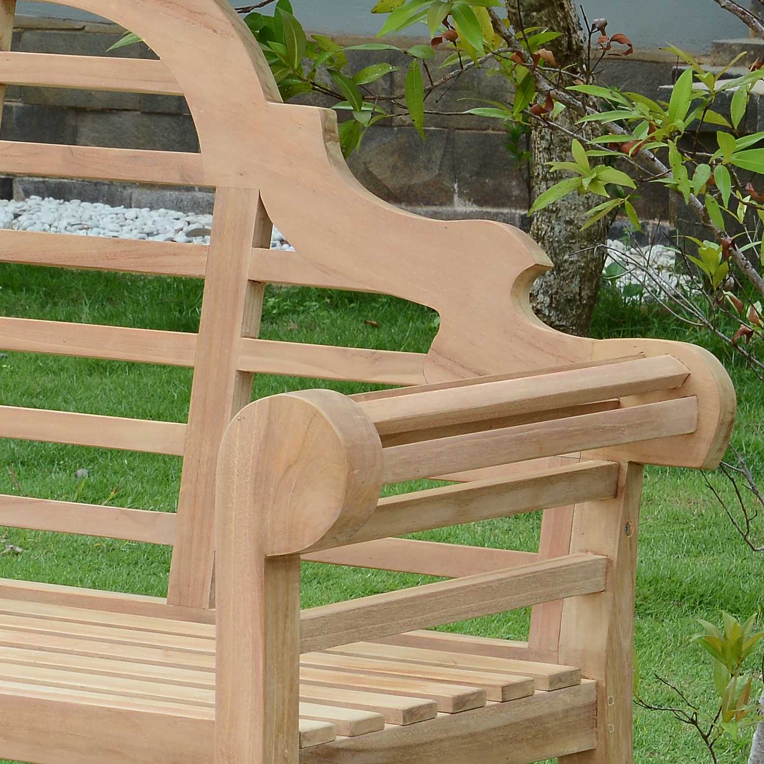 Banc en teck massif Marlborough - 4