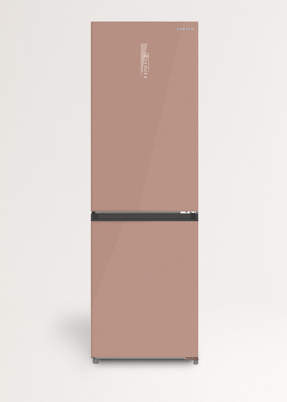 CREATE - FRIDGE STUDIO COMBI PRO 402 - Réfrigérateur-congélateur combiné 402L No Frost avec Space Pro et Care+- Moka - 2