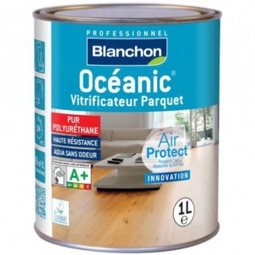 Vitrificateur Parquet bois Océanic de BLANCHON 1 litre Chêne ciré